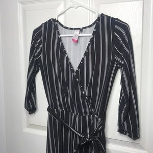 Striped jumpsuit